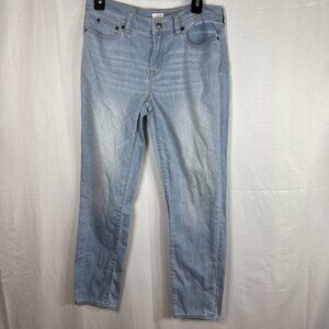 J. Crew Light Blue Straight Leg Denim Size 27 Preowned Style C6022